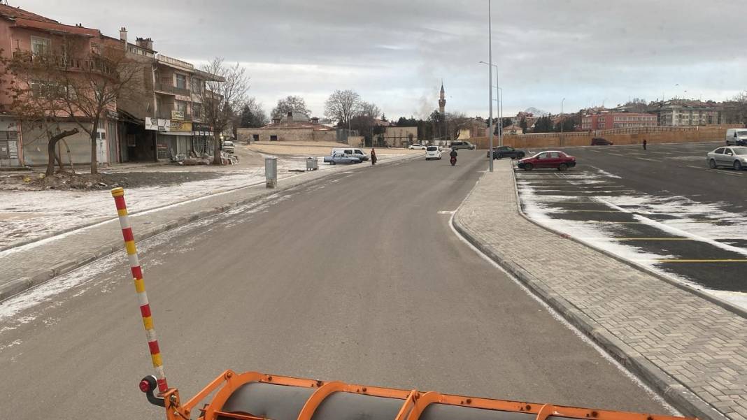 Konya’da ulaşım için kar seferberliği! 7