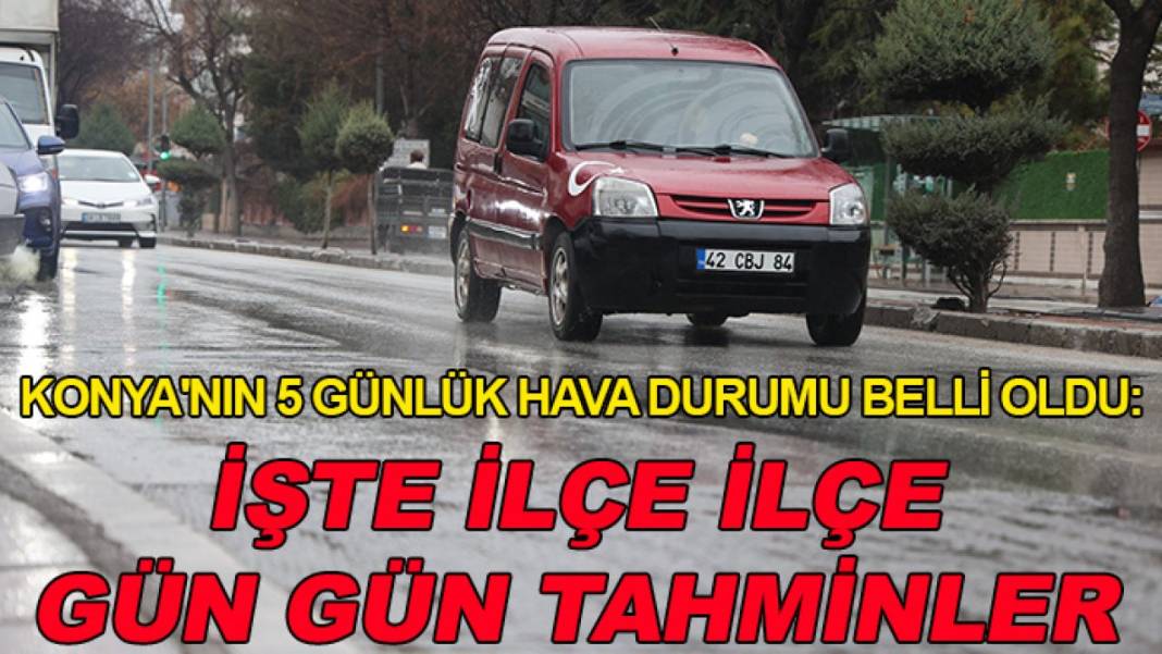 Konya'da bugünün haber turu 3