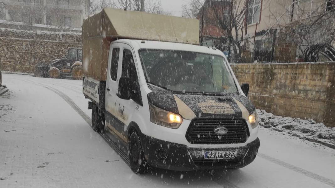 Beyaz bereket Konya merkezin yanından geçti, bu ilçeleri sevindirdi 3