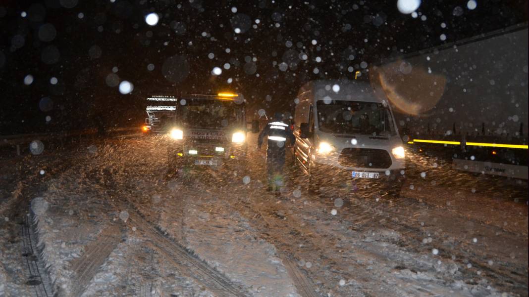 Konya-Antalya yolunda son durum 4