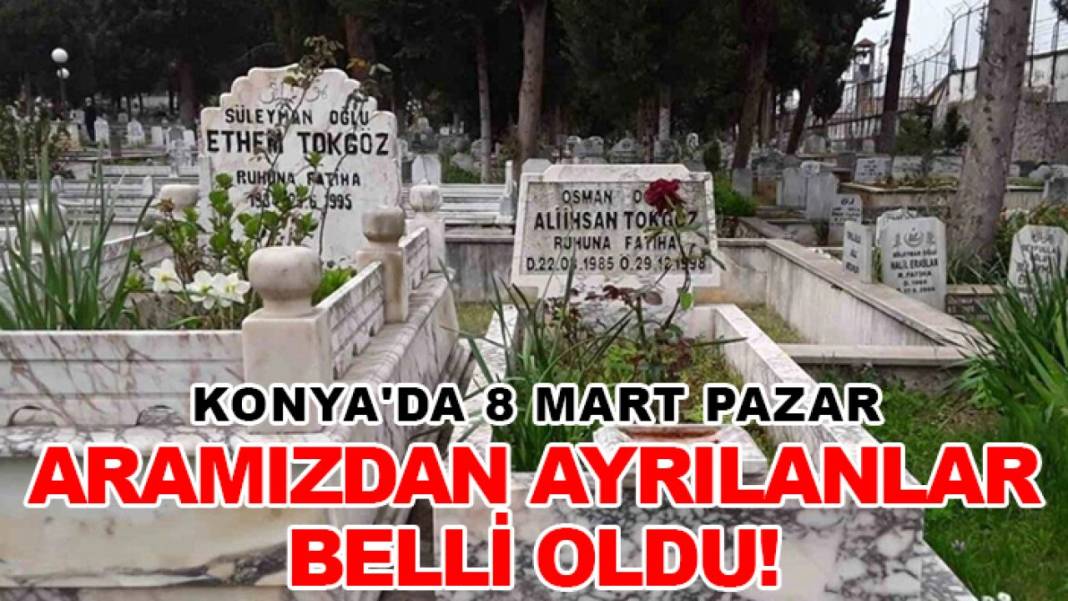 Konya'da 24 saatin özeti (8 Mart Pazar) 1