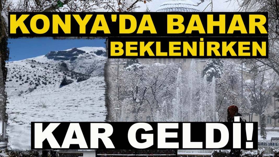 60 saniyede Konya'da bugün 3