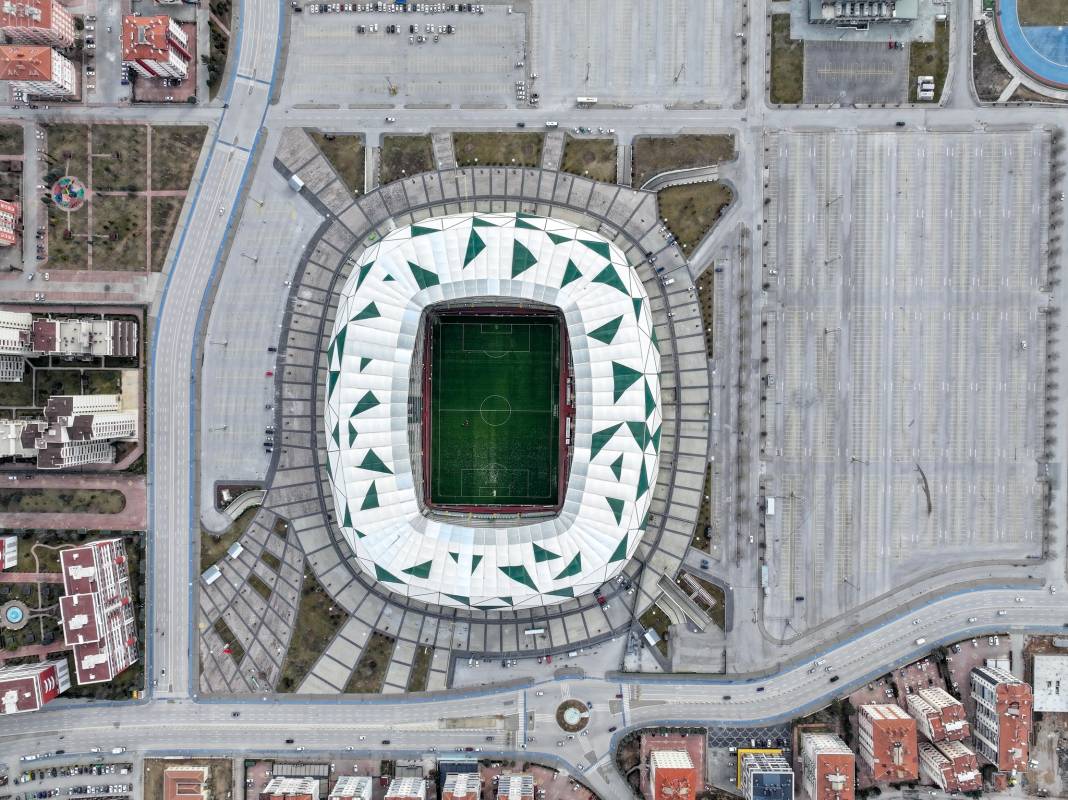 Konyaspor'un kartal yuvası havadan görüntülendi 4