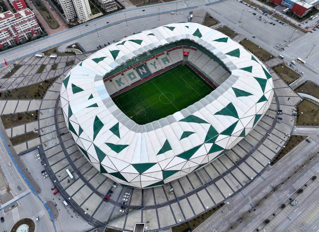 Konyaspor'un kartal yuvası havadan görüntülendi 2