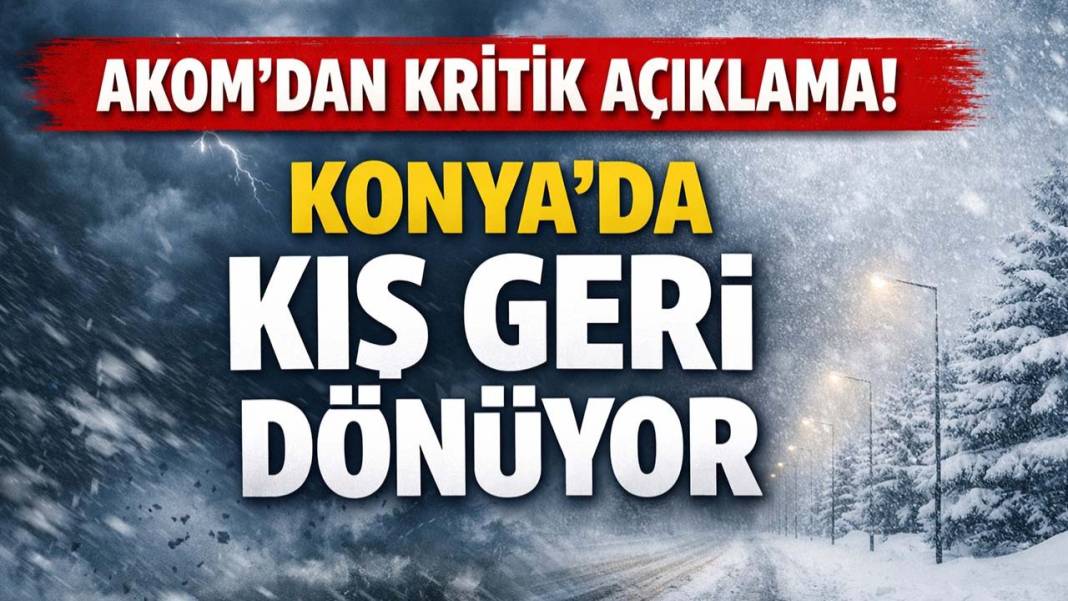 60 saniyede Konya'da bugün 6