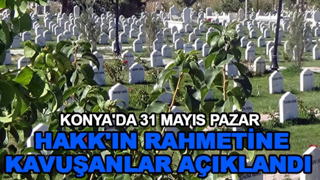 60 saniyede Konya'nın nabzı 1