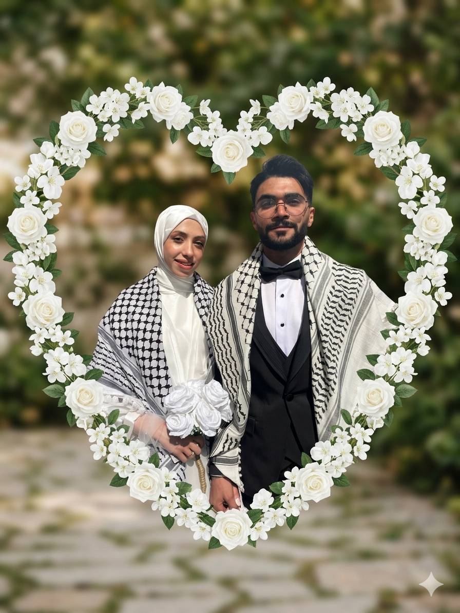 Gazzeli Sameh ile Suriyeli Amen Konya’da evlendi 3