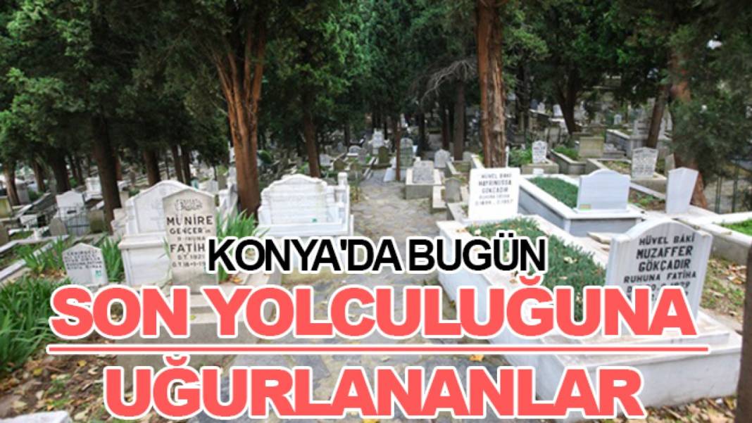 Konya'da günün ajandası 1