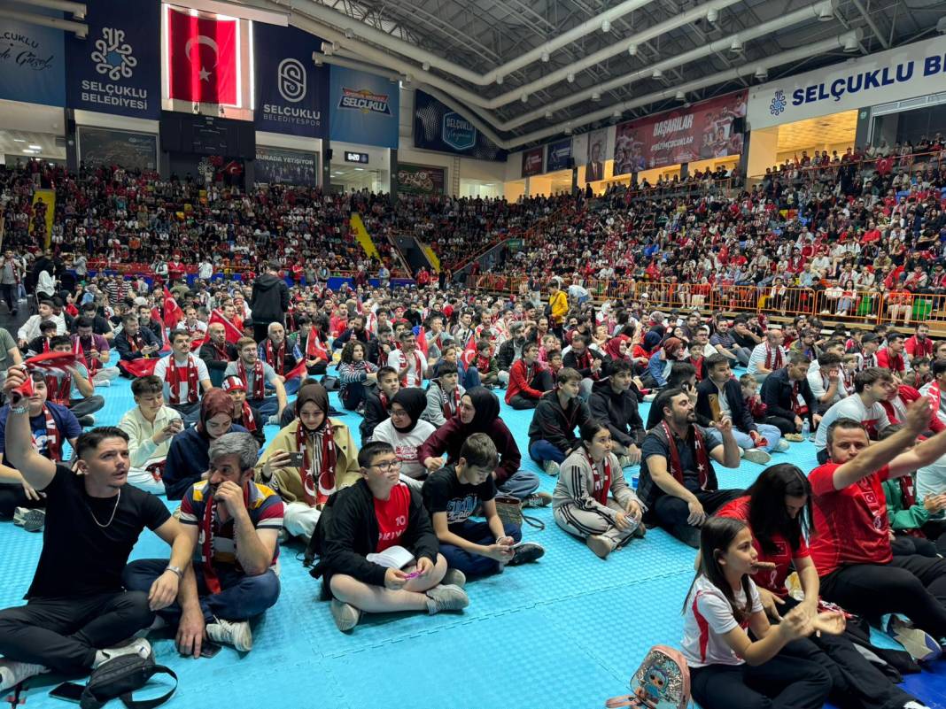 Selçuklu'da milli heyecan coşkusu 1