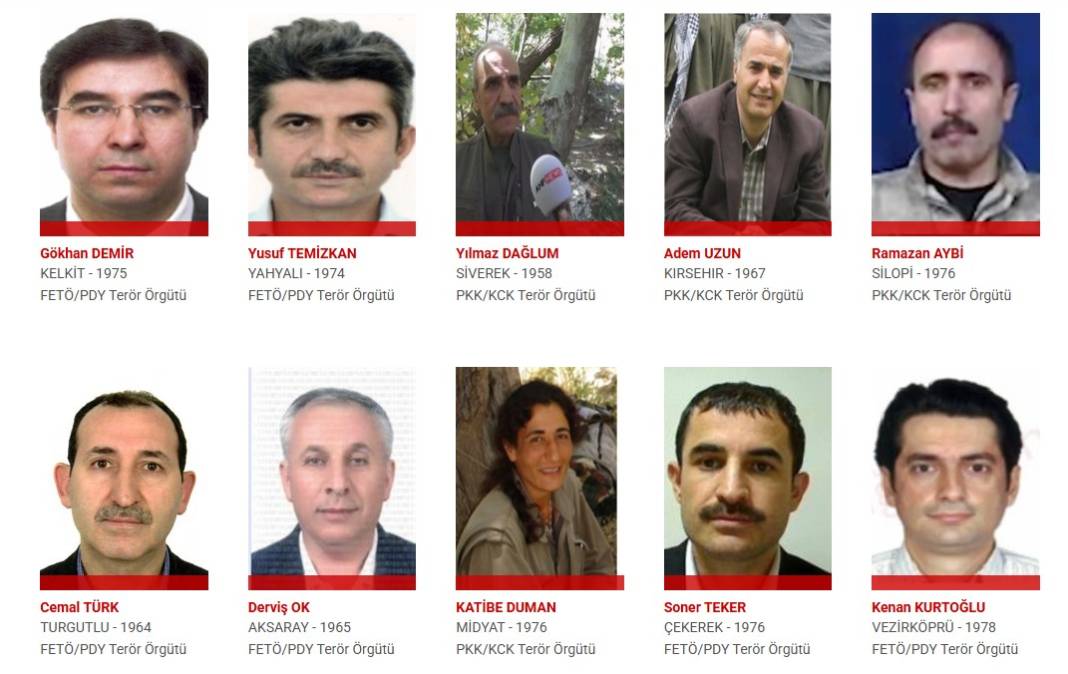 Bu isimleri bulana devlet kişi başı 20 milyon lira ödül verecek 2