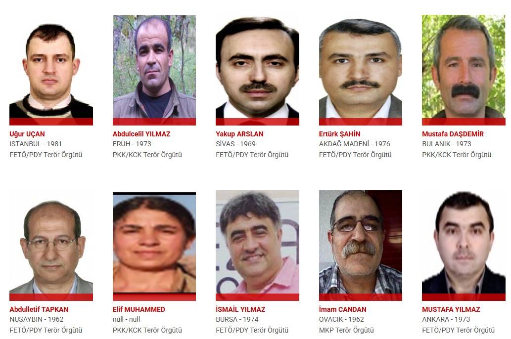 Bu isimleri bulana devlet kişi başı 20 milyon lira ödül verecek 64