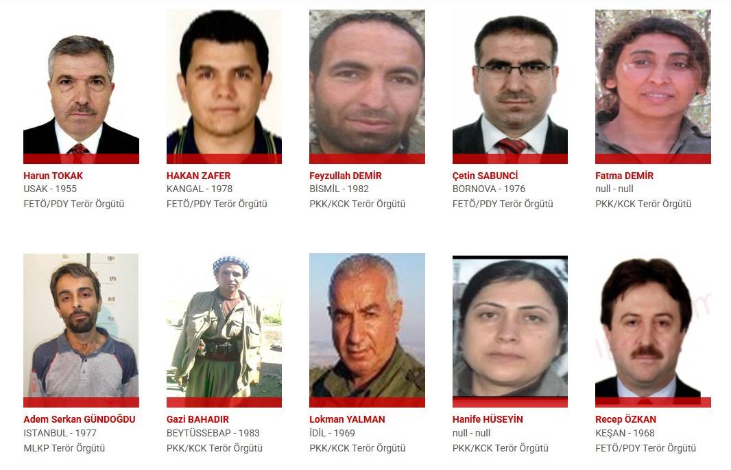 Bu isimleri bulana devlet kişi başı 20 milyon lira ödül verecek 65