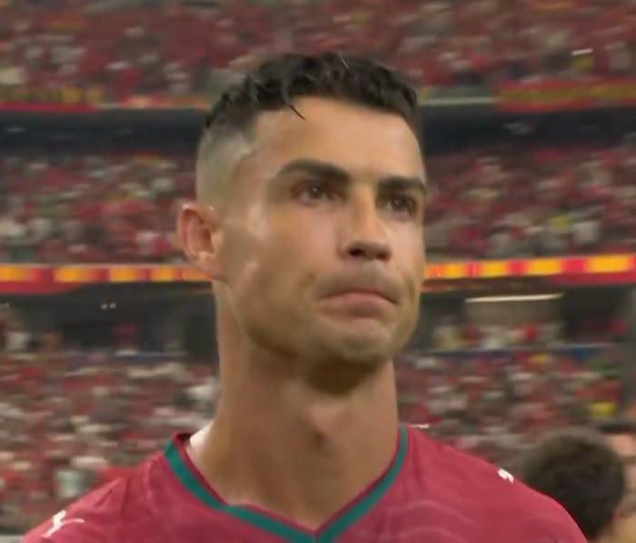 Ronaldo'nun gözyaşları sel oldu... Portekiz:0 İspanya:1 3