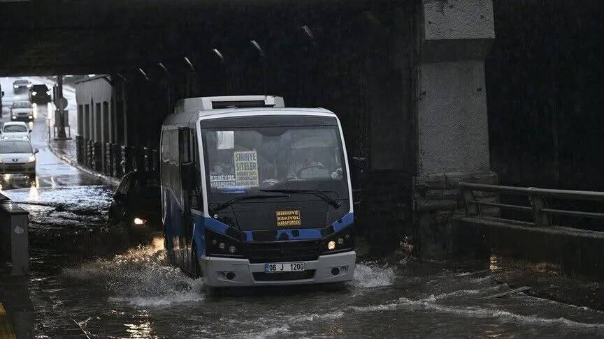 Ankara'da yağmur yağdı, deniz görüntüsü ortaya çıktı 5