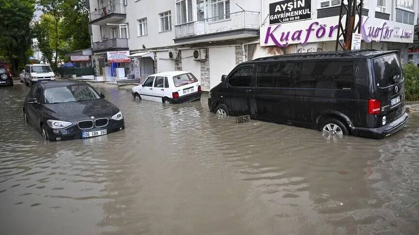 Ankara'da yağmur yağdı, deniz görüntüsü ortaya çıktı 4
