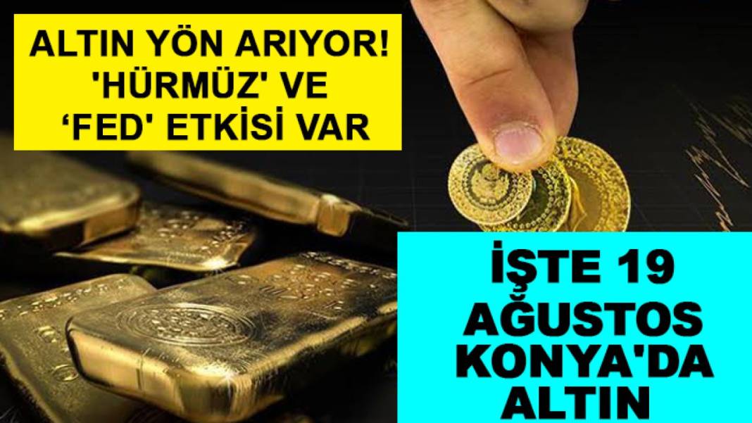 Konya’da bugün neler oldu? İşte 19 Ağustos Çarşamba günü olup bitenler… 1