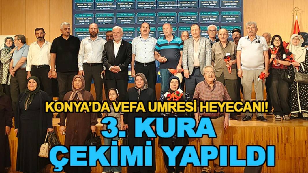 Konya’da bugün neler oldu? İşte 3 Eylül Perşembe günü olup bitenler… 10