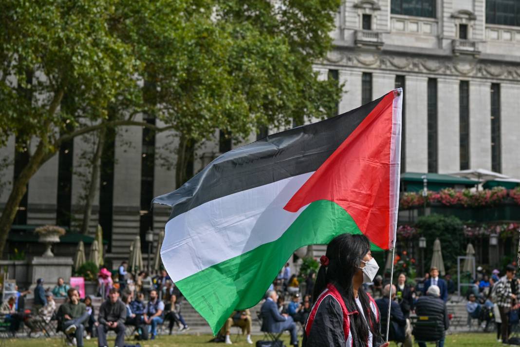 Gazze katili Netanyahu'ya ABD'de protesto! 11