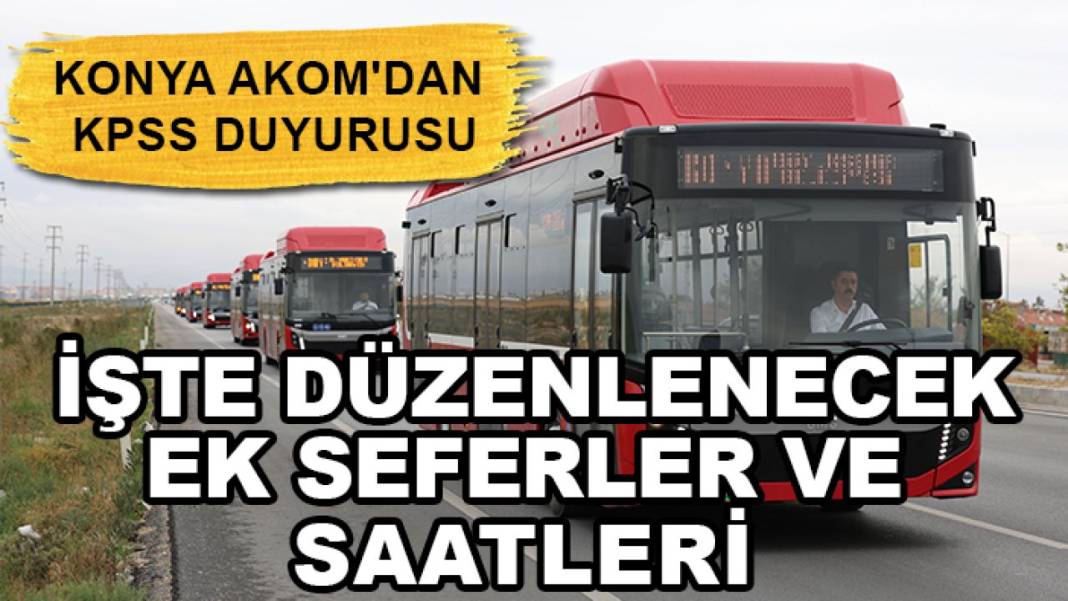 Konya’da bugün neler oldu? İşte 21 Ekim Çarşamba  günü olup bitenler… 7