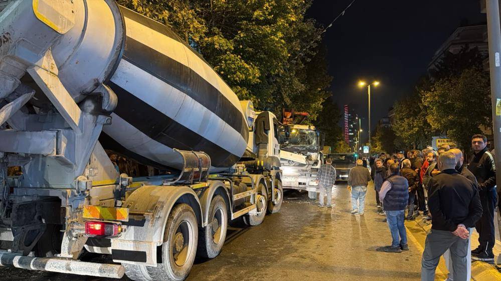 Can pazarında son durum! Beton mikseri dehşet saçtı, neyse ki... 2