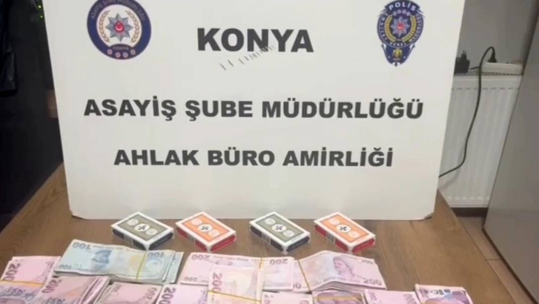 Konya'da polisler iş yerini bastı! Kumar oynayan 22 kişi rekor ceza aldı 3