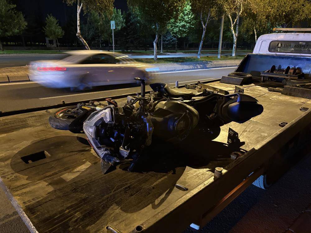 Kayseri’de feci kaza! Motosiklet sürücüsü 50 metre sürüklendi 3