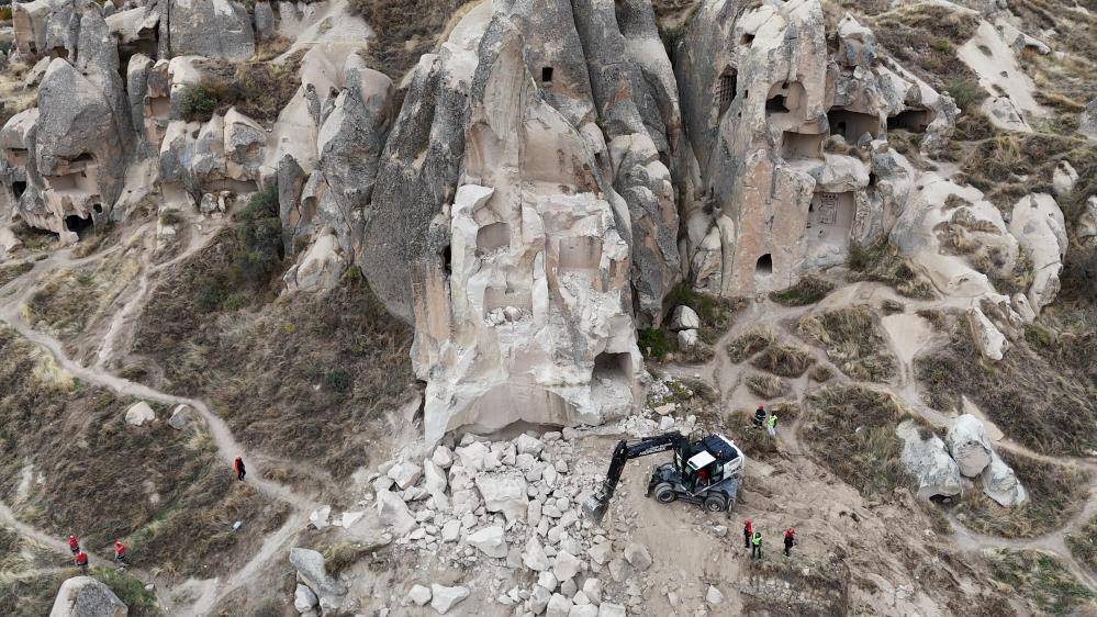 Kapadokya’da facianın izleri havadan görüntülendi! 2