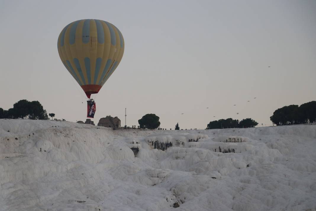Pamukkale semalarında sıcak hava balonlarıyla Cumhuriyet Bayramı coşkusu yaşanıyor 11