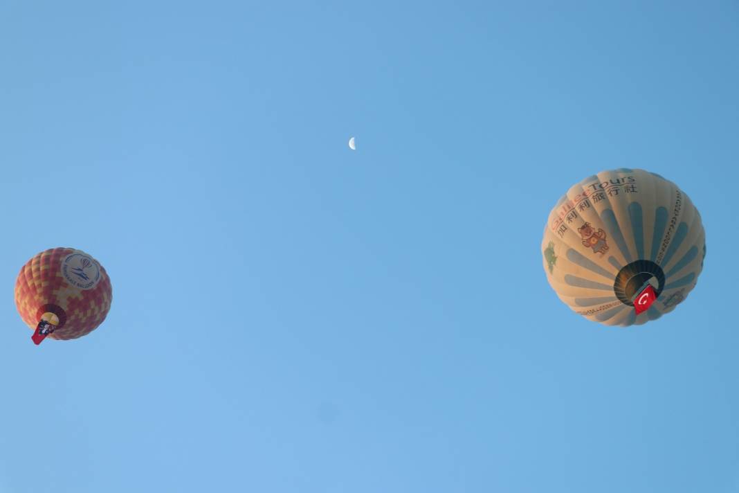 Pamukkale semalarında sıcak hava balonlarıyla Cumhuriyet Bayramı coşkusu yaşanıyor 4