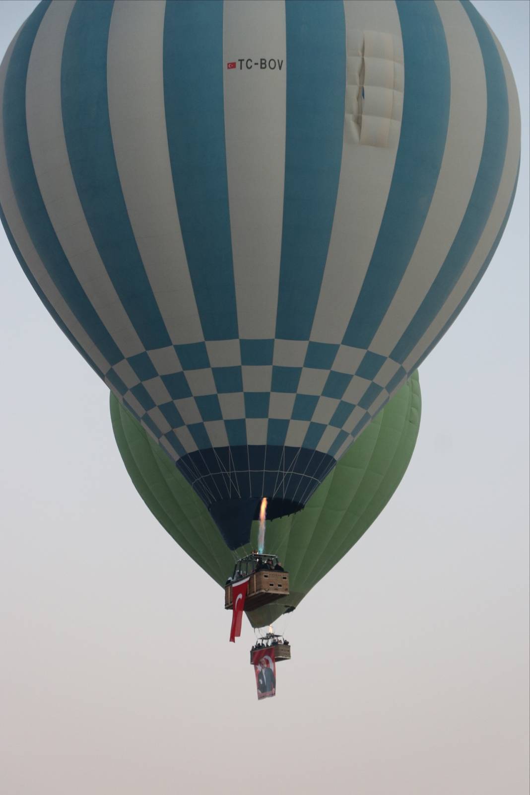 Pamukkale semalarında sıcak hava balonlarıyla Cumhuriyet Bayramı coşkusu yaşanıyor 5