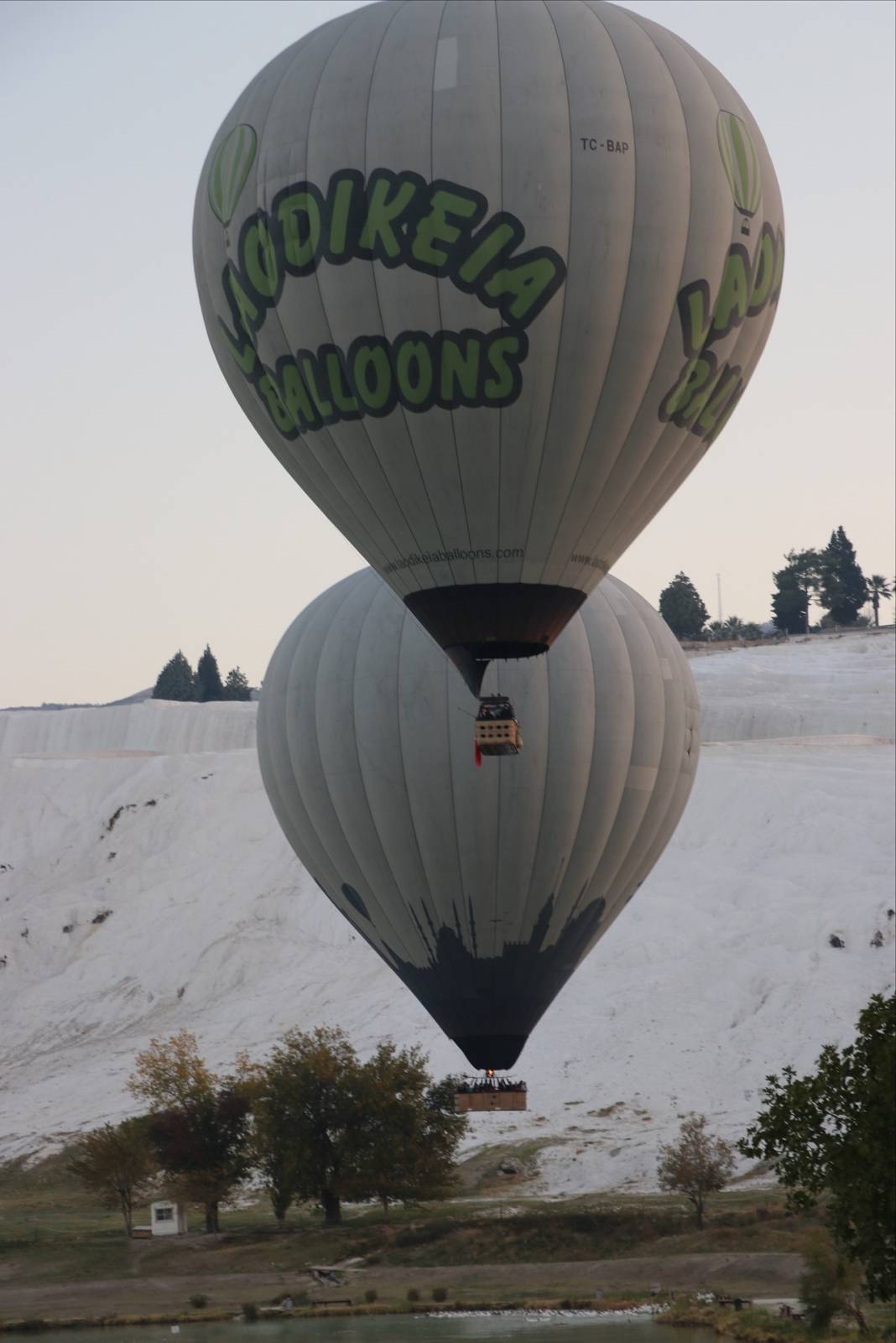 Pamukkale semalarında sıcak hava balonlarıyla Cumhuriyet Bayramı coşkusu yaşanıyor 7