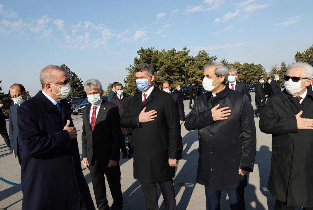 Türkiye Cumhurbaşkanı Recep Tayyip Erdoğan Anıtkabir'i ziyaret etti 10