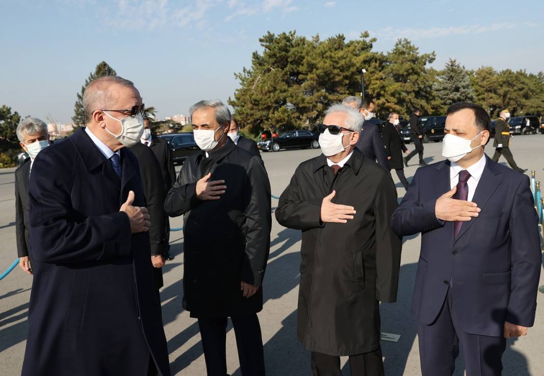 Türkiye Cumhurbaşkanı Recep Tayyip Erdoğan Anıtkabir'i ziyaret etti 11
