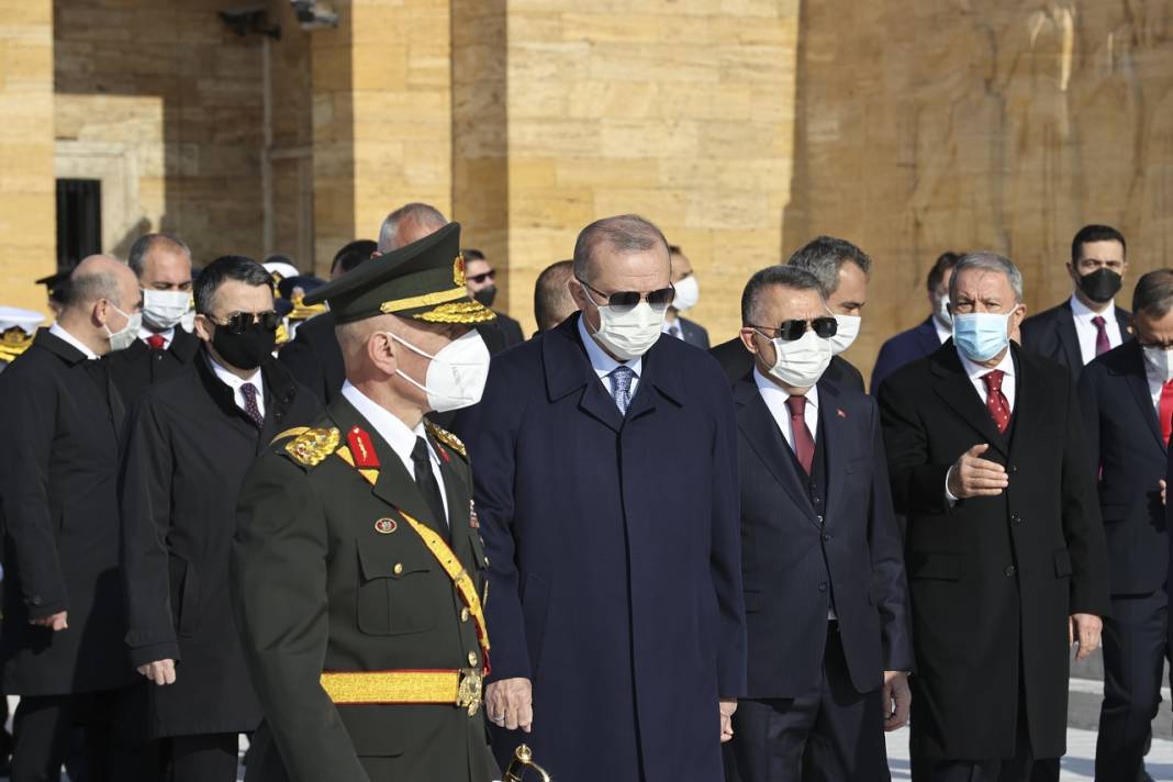 Türkiye Cumhurbaşkanı Recep Tayyip Erdoğan Anıtkabir'i ziyaret etti 5