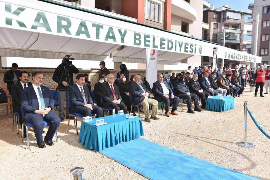 Karatay Belediyesi’nin Konya’ya kazandıracağı yeni aşevi binasının temeli atıldı 1