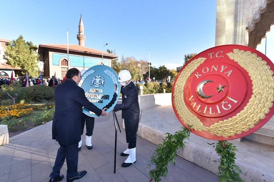 Konya'da 10 Kasım anma töreni düzenlendi 6