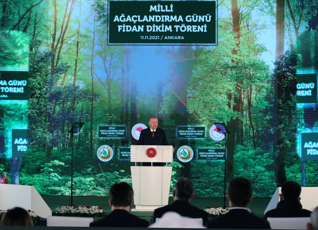 Türkiye Cumhurbaşkanı Recep Tayyip Erdoğan Milli Ağaçlandırma Günü Fidan Dikim Töreni’ne katıldı 10