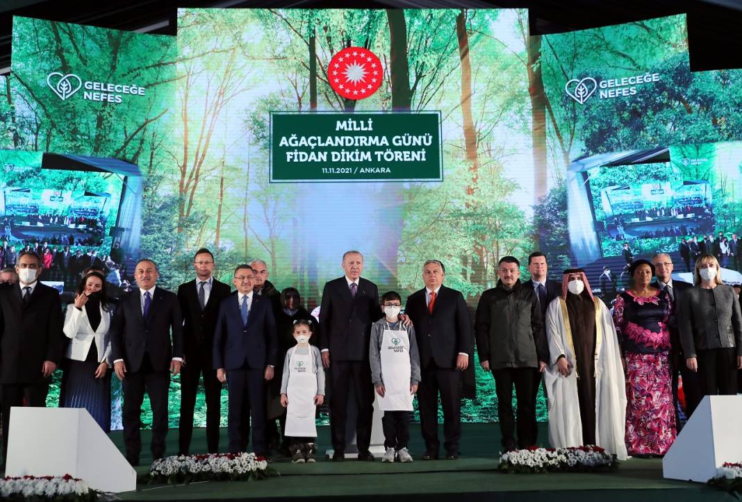 Türkiye Cumhurbaşkanı Recep Tayyip Erdoğan Milli Ağaçlandırma Günü Fidan Dikim Töreni’ne katıldı 5