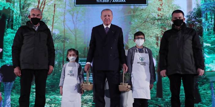 Türkiye Cumhurbaşkanı Recep Tayyip Erdoğan Milli Ağaçlandırma Günü Fidan Dikim Töreni’ne katıldı