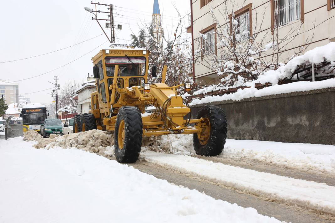 Konya'dan kar manzaraları 20