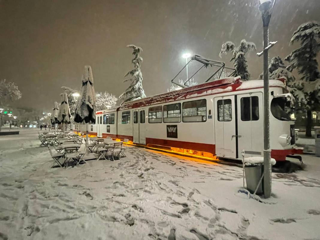 Konya'dan kar manzaraları 39