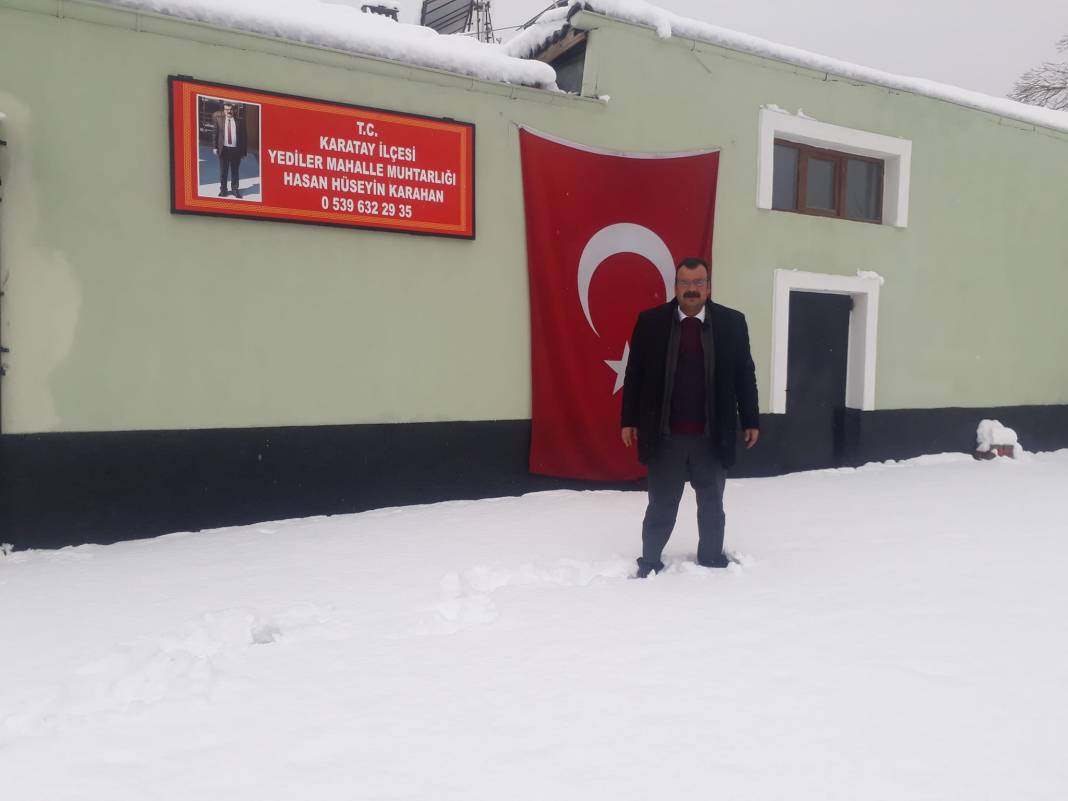 Konya'dan kar manzaraları 42