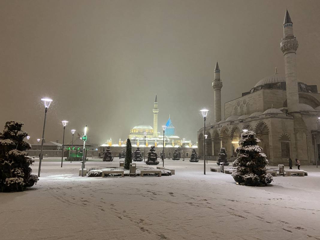 Konya'dan kar manzaraları 47