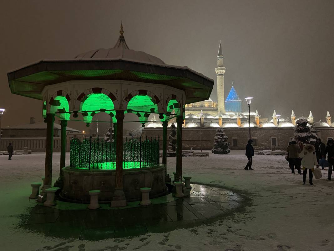 Konya'dan kar manzaraları 48
