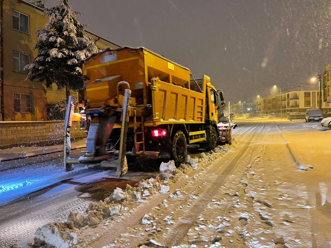 Konya'dan kar manzaraları 70
