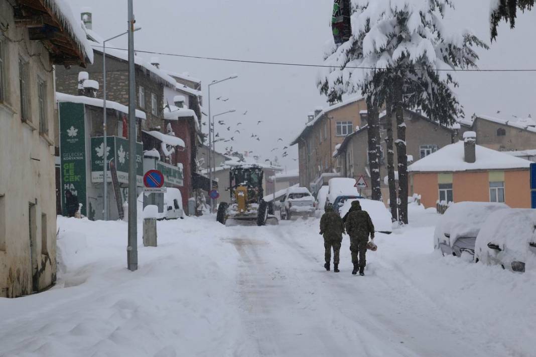 Konya'dan kar manzaraları 74