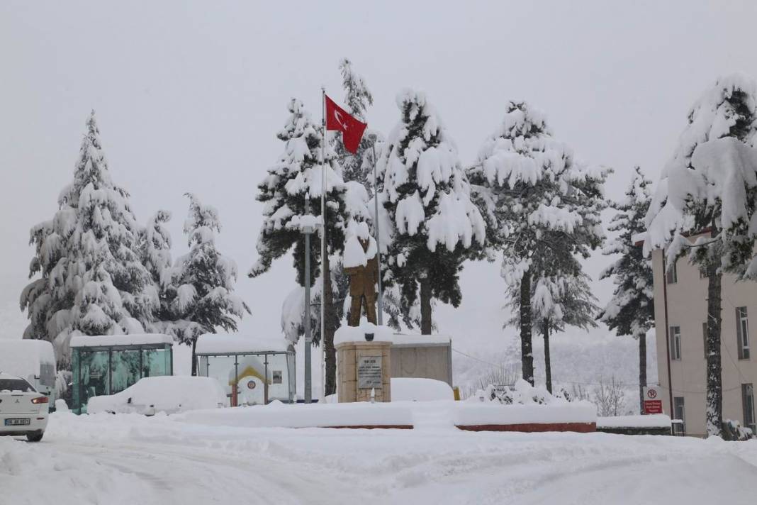 Konya'dan kar manzaraları 76