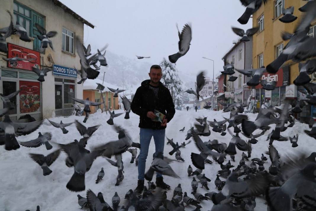 Konya'dan kar manzaraları 77
