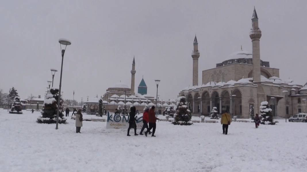 Konya'dan kar manzaraları 78