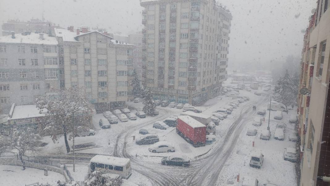 Konya'dan kar manzaraları 79